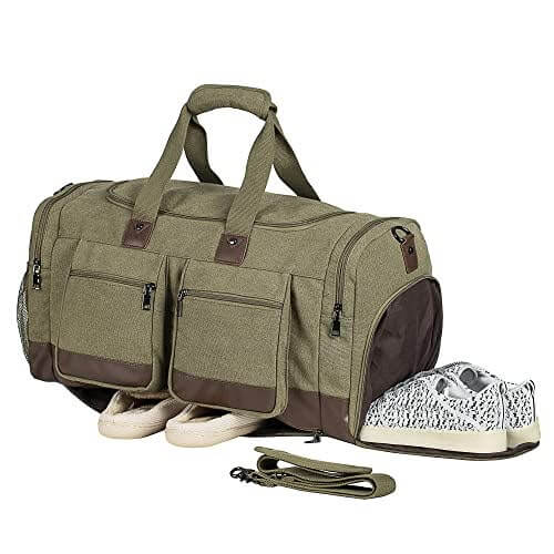 Duffel Bag with Shoe Compartment